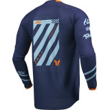 Maillot Thor launchmode futura bleu/orange | Oxmoto