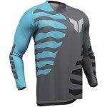 maillot thor launchmode shredder gris/aqua