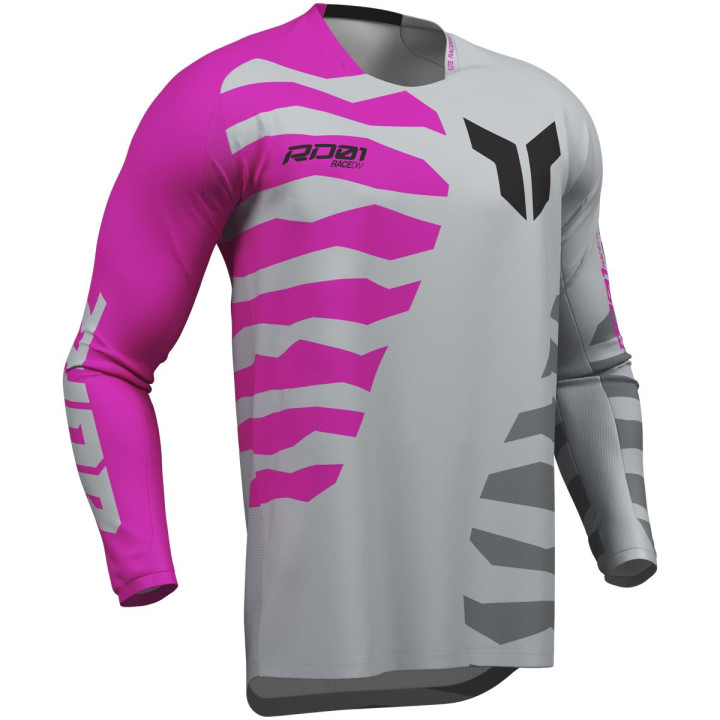 Maillot Thor launchmode shredder gris/fu | Oxmoto