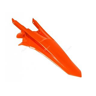 Garde-boue arrière Racetech orange fluo KTM 1065047 | Oxmoto