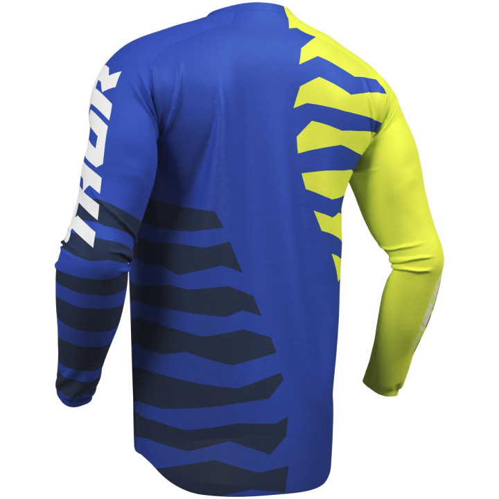 Maillot Thor launchmode shredder bleu/ac | Oxmoto