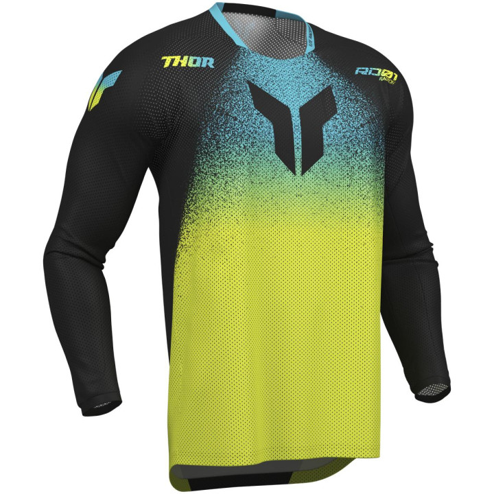 Maillot Thor launchmode air darkside noir/ac | Oxmoto