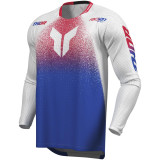 Maillot Thor launchmode air darkside blanc/bleu | Oxmoto