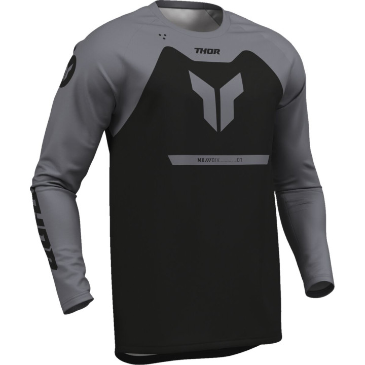 Maillot Thor ridemode menace noir | Oxmoto