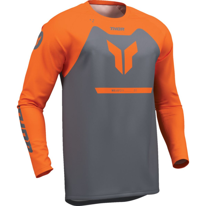 Maillot Thor ridemode menace gris | Oxmoto