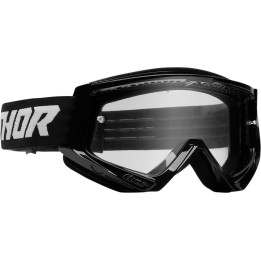 Masque Thor combat racer noir/blanc | Oxmoto