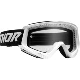 Masque Thor combat racer blanc/noir | Oxmoto