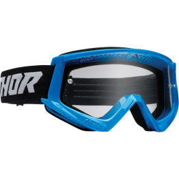 Masque Thor combat racer bleu/noir | Oxmoto