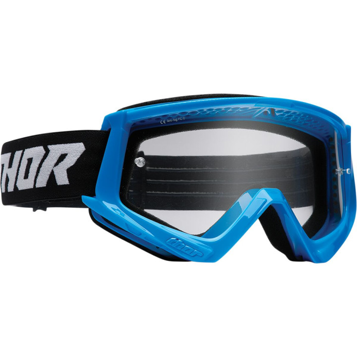 Masque Thor combat racer bleu/noir | Oxmoto