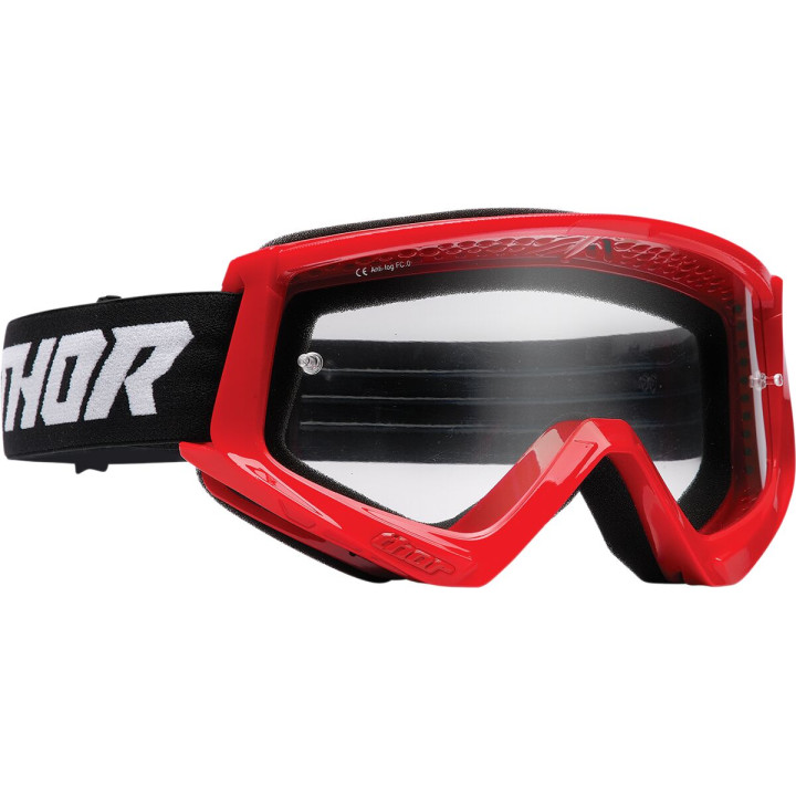 Masque Thor combat racer rouge/noir | Oxmoto