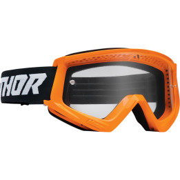 Masque Thor combat racer fl orange/noir | Oxmoto