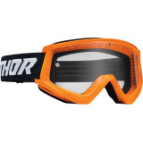 Masque Thor combat racer fl orange/noir | Oxmoto