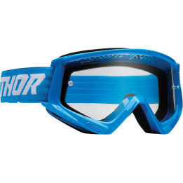 Masque Thor combat racer bleu/blanc | Oxmoto