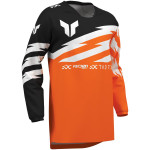 maillot enfant thor launchmode shockie fl orange/noir