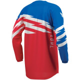 Maillot enfant Thor launchmode shockie rouge/bleu | Oxmoto