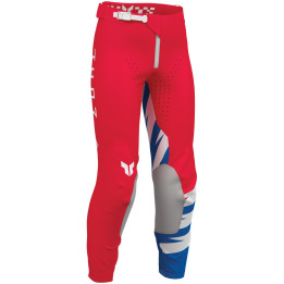 Pantalon enfant Thor launchmode shockie rouge/bleu | Oxmoto