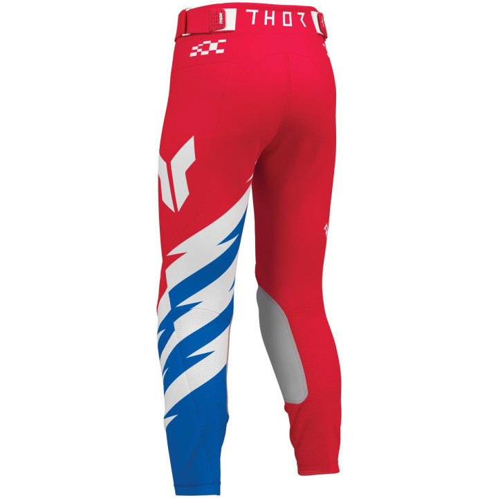 Pantalon enfant Thor launchmode shockie rouge/bleu | Oxmoto