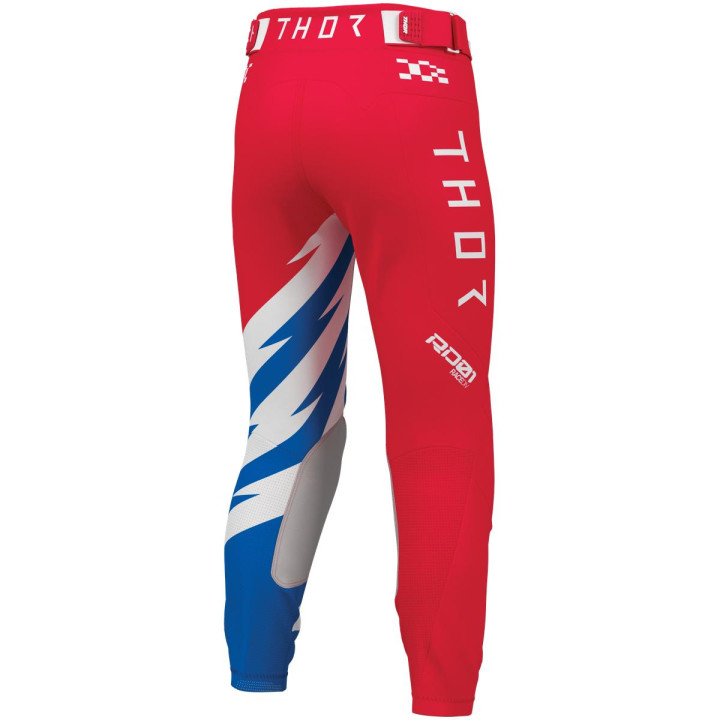 Pantalon enfant Thor launchmode shockie rouge/bleu | Oxmoto