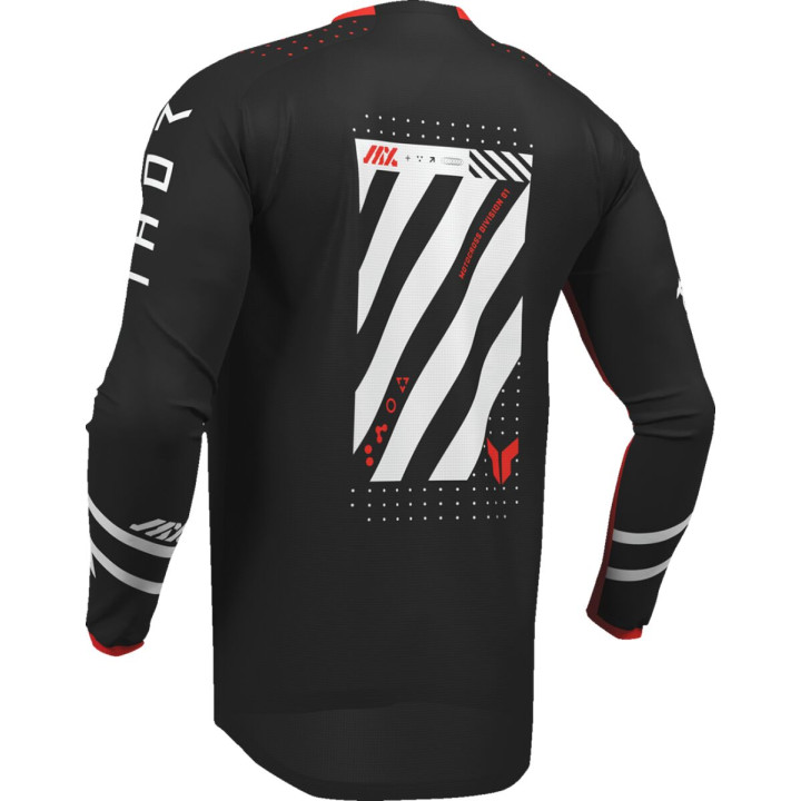 Maillot enfant Thor launchmode futura noir/rouge 29122590