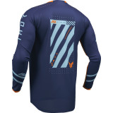 Maillot enfant Thor launchmode futura bleu/orange | Oxmoto