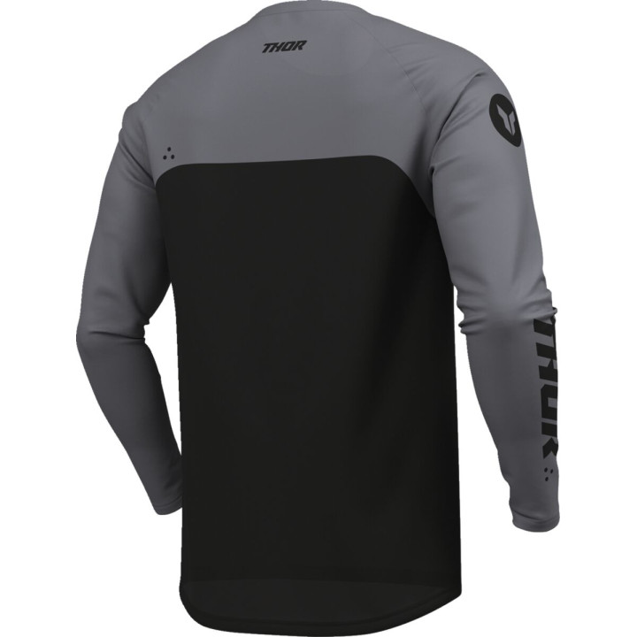Maillot enfant Thor ridemode menace noir | Oxmoto