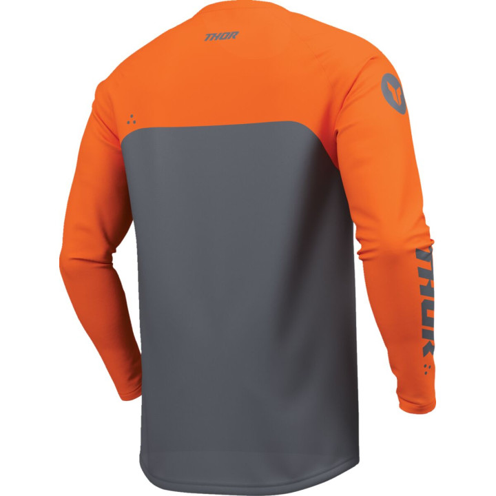 Maillot enfant Thor ridemode menace gris | Oxmoto