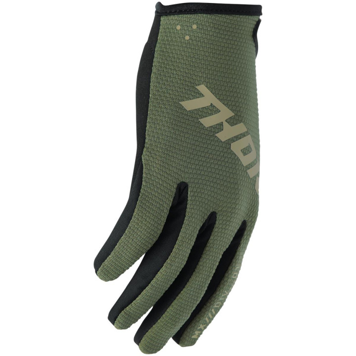 Gants enfant Thor ridemode static camo 33321992 | Oxmoto