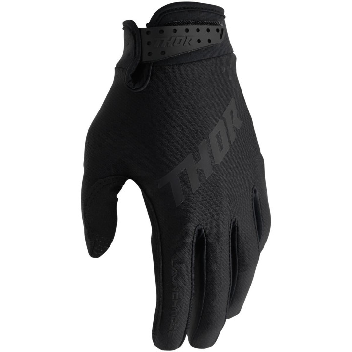 Gants enfant Thor launchmode split noir 33321938 | Oxmoto