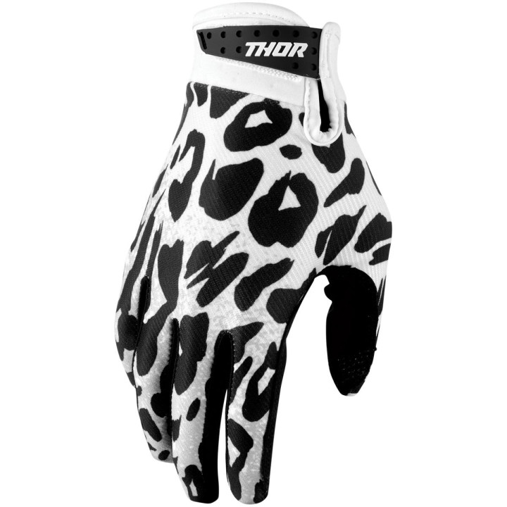 Gants enfant Thor launchmode namir blanc/noir | Oxmoto