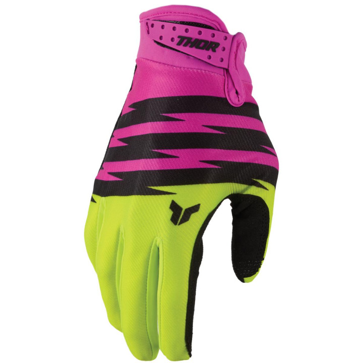 Gants enfant Thor launchmode shockie ac/fu | Oxmoto
