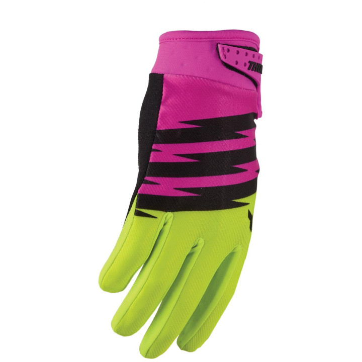 Gants enfant Thor launchmode shockie ac/fu | Oxmoto