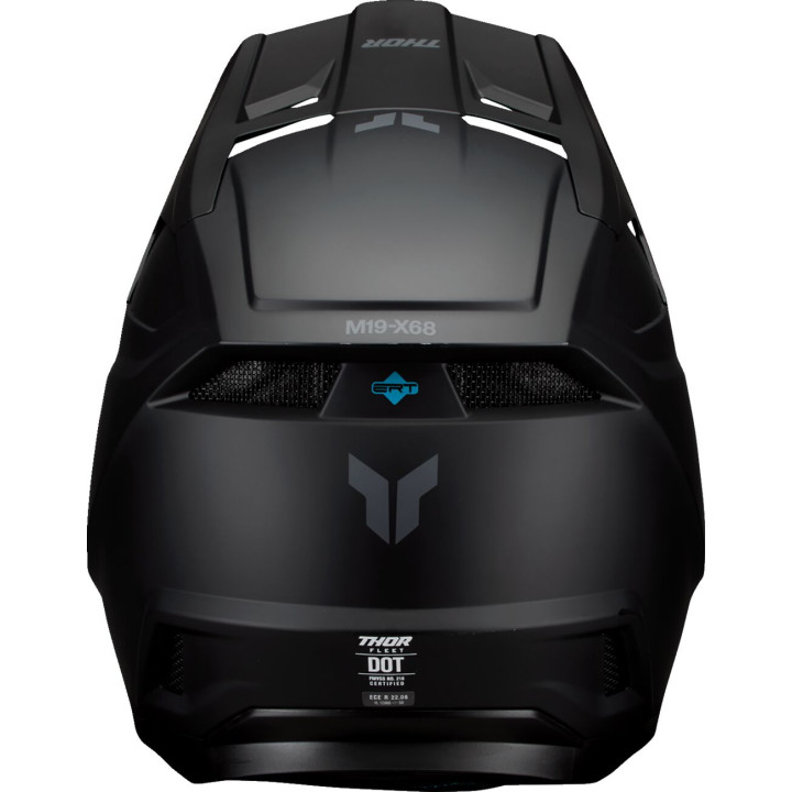 Casque enfant Thor fleet noir mat 1111674 | Oxmoto