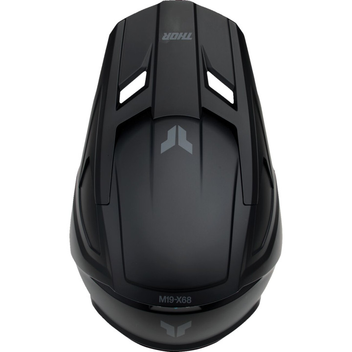 Casque enfant Thor fleet noir mat 1111674 | Oxmoto