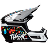 Casque enfant Thor fleet splat noir | Oxmoto