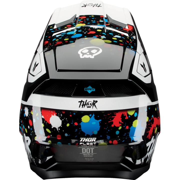 Casque enfant Thor fleet splat noir | Oxmoto