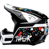 Casque enfant Thor fleet splat noir | Oxmoto