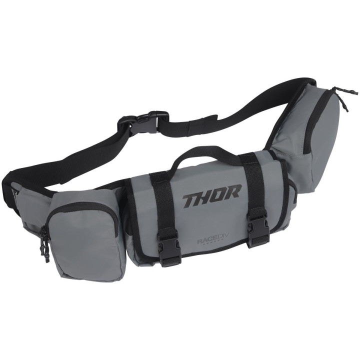 Sacoche banane Thor tech vault gris/noir | Oxmoto