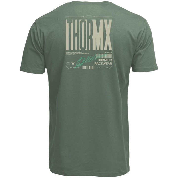 T-shirt Thor signature olive | Oxmoto
