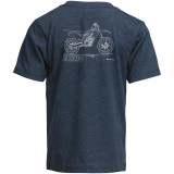 T-shirt enfant Thor blueprint bleu | Oxmoto