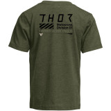 T-shirt enfant Thor stamp olive | Oxmoto