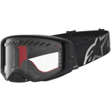 Masque Alpinestars supertech dura air fluid noir argent transparent