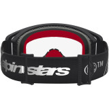 Masque Alpinestars supertech dura air fluid noir argent transparent