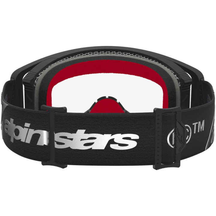 Masque Alpinestars supertech dura air fluid noir argent transparent