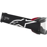 Masque Alpinestars supertech dura air fluid noir argent transparent