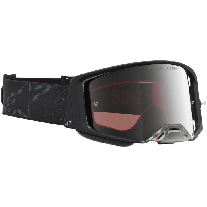 Masque Alpinestars supertech cloak noir miroir argent