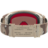 Masque Alpinestars supertech lone camo désert miroir or