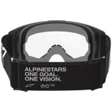 Masque Alpinestars vision otg noir gris transparent | Oxmoto