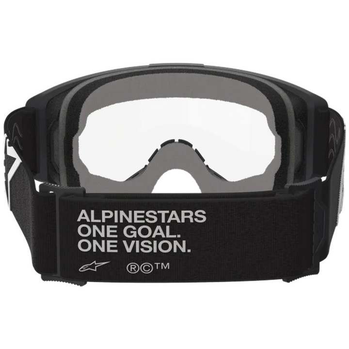Masque Alpinestars vision otg noir gris transparent | Oxmoto
