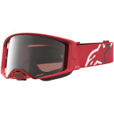 Masque Alpinestars supertech vesta rouge fluo chrome miroir argent