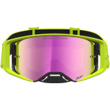 Masque Alpinestars supertech vesta jaune fluo noir miroir rouge